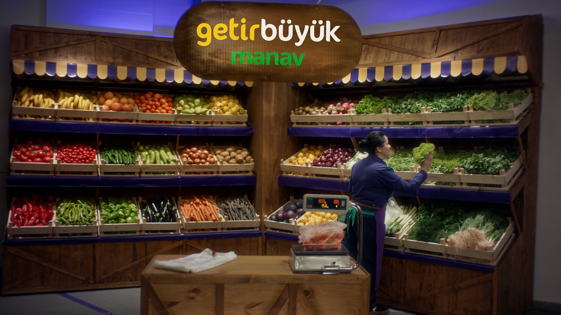 GetirBüyük, yeni reklam filminde “Tazelik için manav var” diyor GetirBüyük, yeni reklam filminde “Tazelik için manav var” diyor