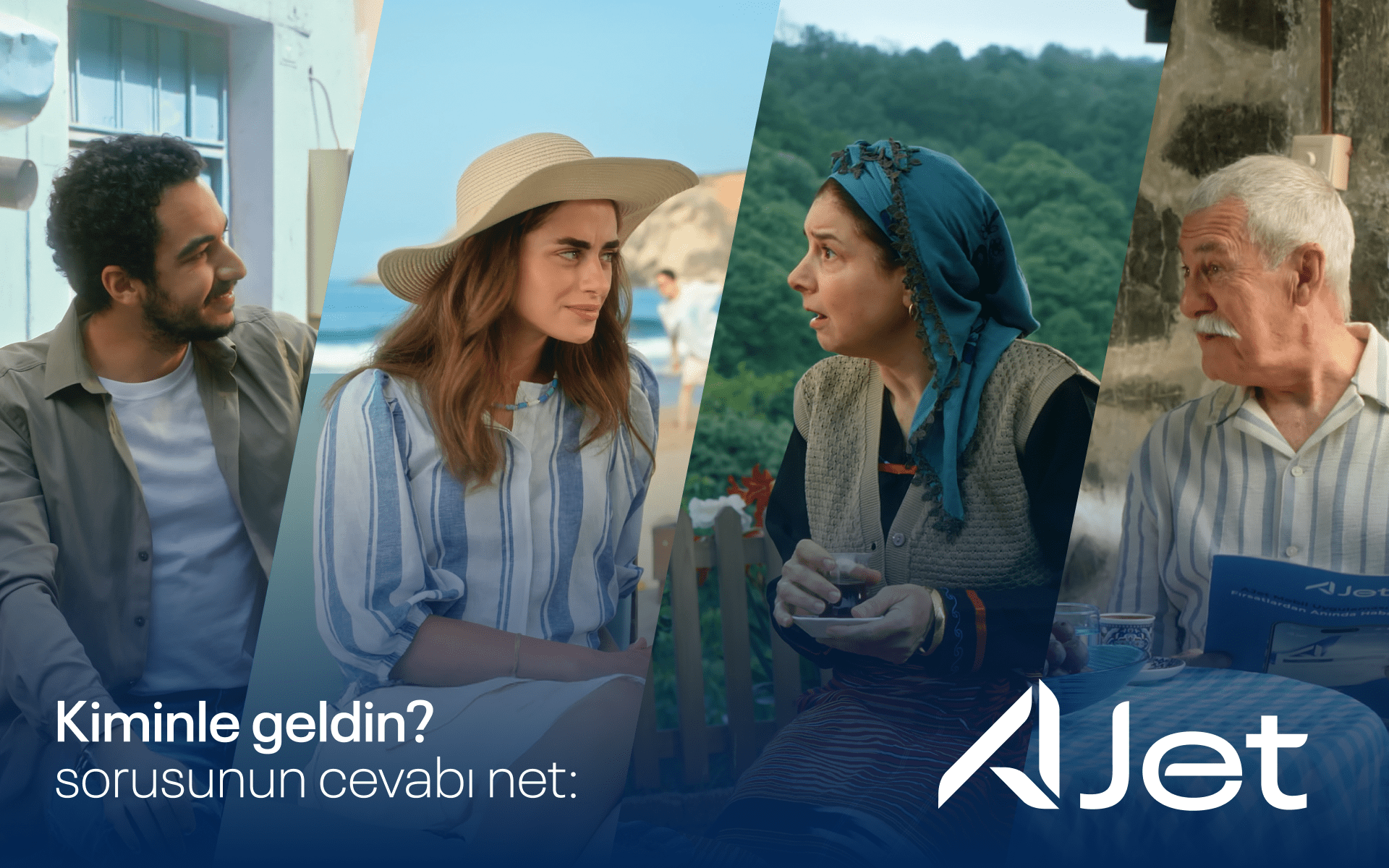 AJet’ten yeni kampanya: “Kiminle geldin?” AJet’ten yeni kampanya: “Kiminle geldin?”