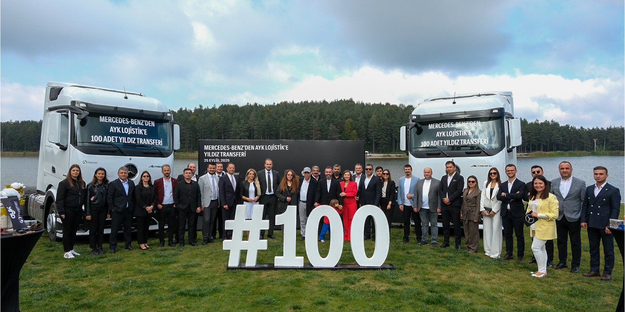 AYK Lojistik, araç filosunu 100 Mercedes-Benz Actros L ile genişletti