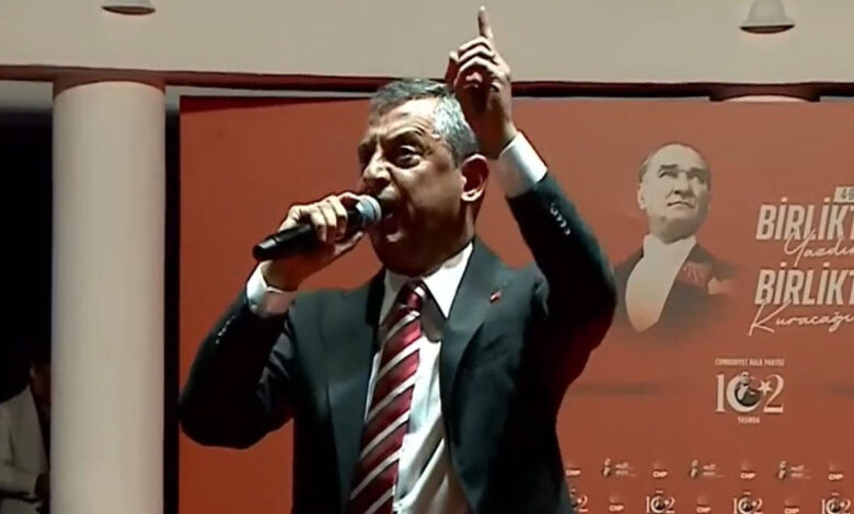 CHP il binasının ablukaya alınmasına ilişkin Özgür Özel’den ilk açıklama: Korkmuyoruz, teslim olmuyoruz CHP il binasının ablukaya alınmasına ilişkin Özgür Özel’den ilk açıklama: Korkmuyoruz, teslim olmuyoruz