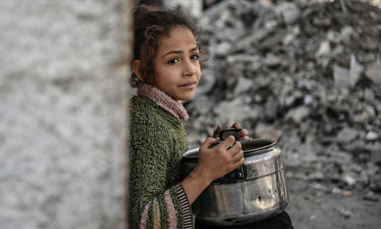 Gazze'de son 24 saatte 2'si çocuk 6 kişi daha açlıktan yaşamını yitirdi