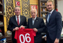 Gençlerbirliği’nden MHP Genel Başkanı Bahçeli’ye ziyaret