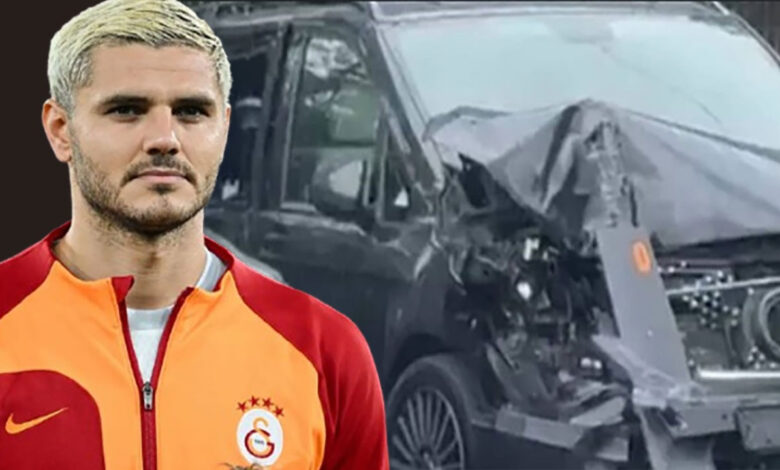 Icardi'nin lüks aracı perte çıktı
