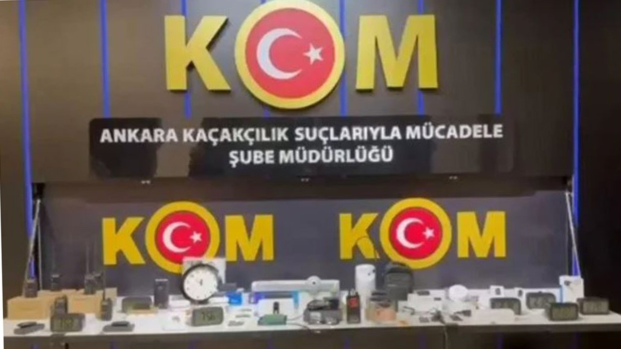 Kaçakçılık operasyonunda dinleme ve görüntü alma cihazları ele geçirildi