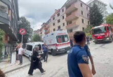 Küçükçekmece'de 5 katlı binada yangın: 1 kişi öldü