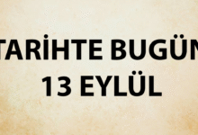 Tarihte bugün: 13 Eylül