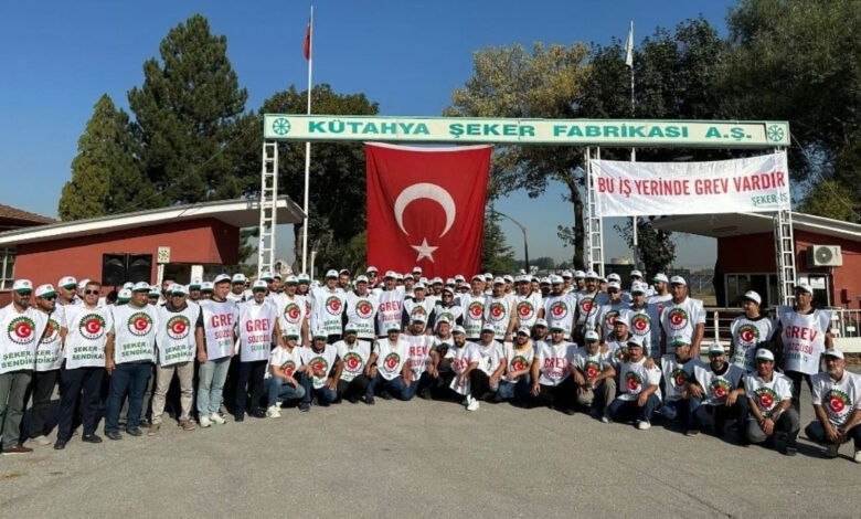İşçinin zam görüşmesinde uzlaşma sağlandı! Kütahya Şeker Fabrikasında grev sona erdi