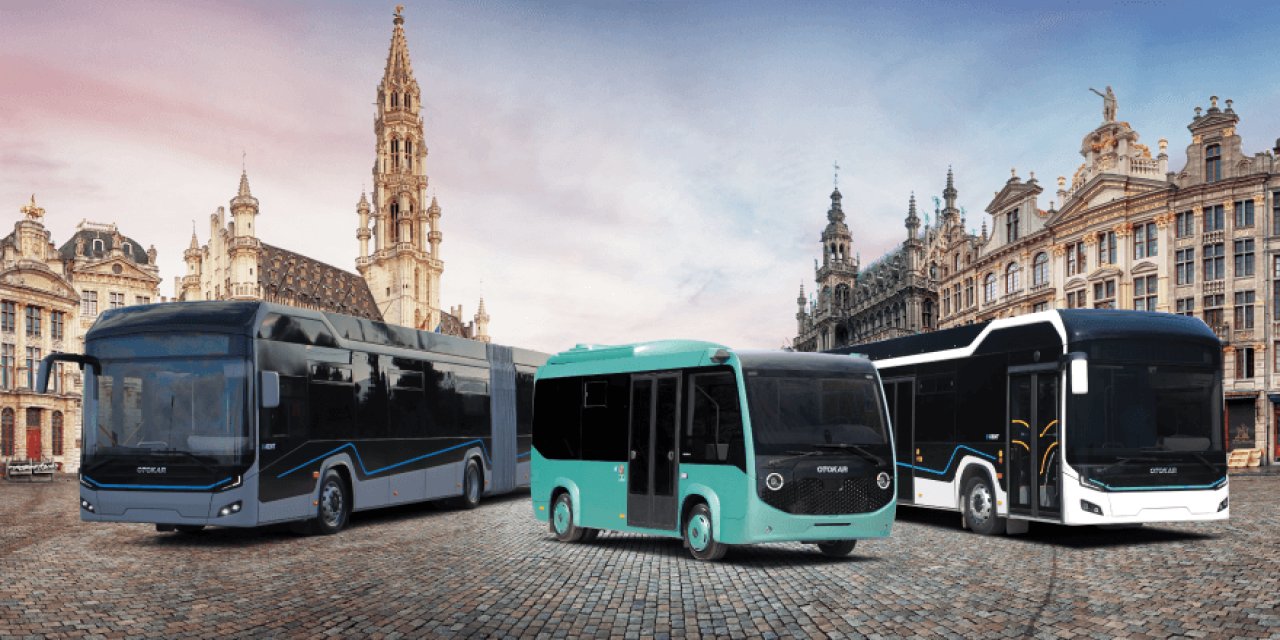 Otokar Otonom ve Elektrikli Otobüslerini Belçika’da Sergiledi Otokar Otonom ve Elektrikli Otobüslerini Belçika’da Sergiledi