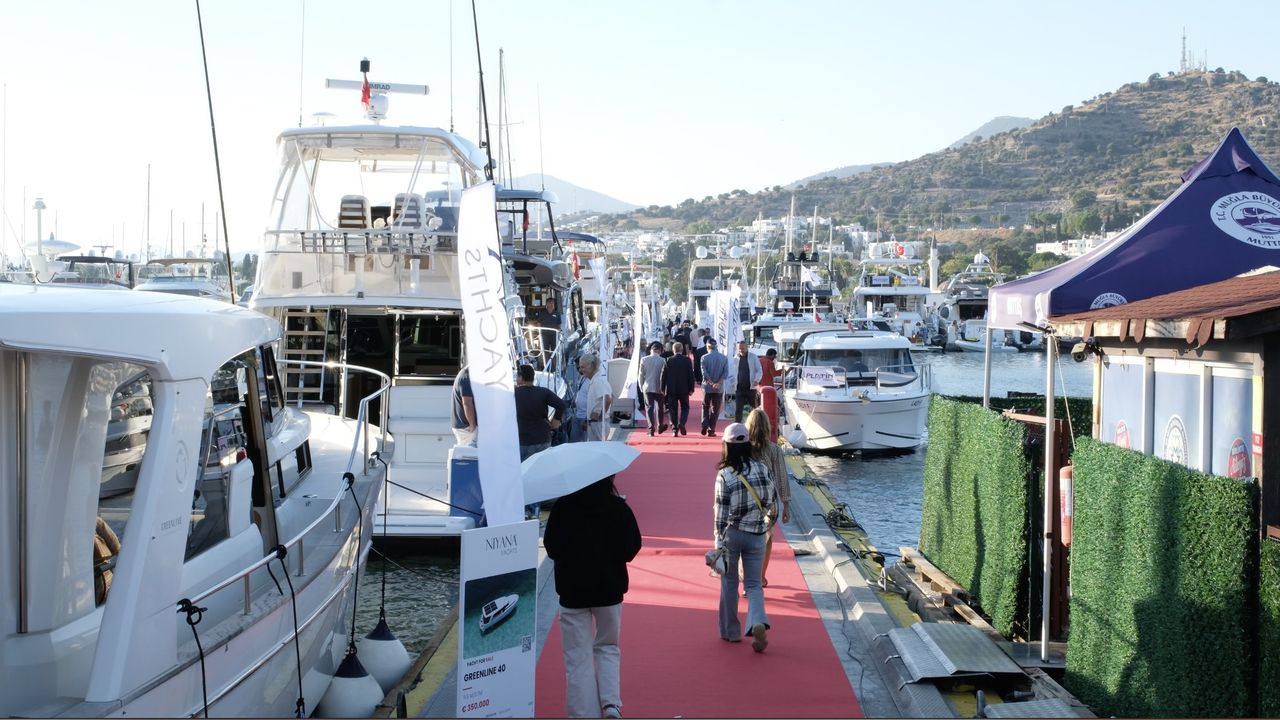 Bodrum Boat Show'da 200'e yakın tekne görücüye çıktı