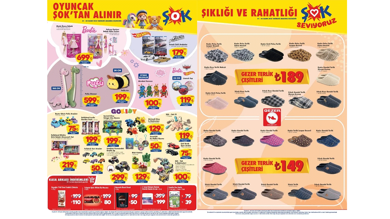 ŞOK 01-04 Kasım 2025 aktüel ürünler kataloğu yayımlandı! ŞOK’a Altus Su Sebili geliyor!