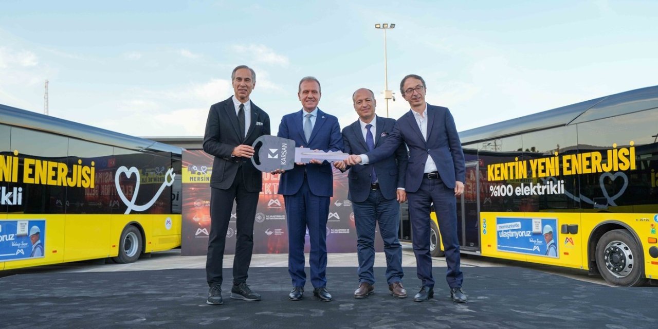 Karsan, Mersin Belediyesi’ne 17 Elektrikli Otobüs Teslim