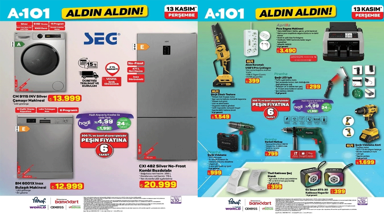 A101’de Kasım İndirimleri Başlıyor: Şarjlı Vidalama Aleti A101’de Kasım İndirimleri Başlıyor: Şarjlı Vidalama Aleti