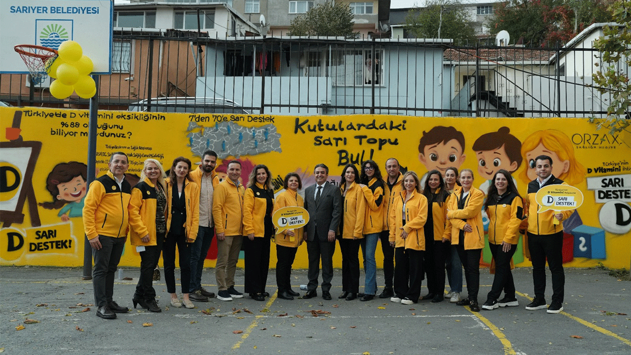 Sarı Destek projesiyle D Vitamini bilinci artıyor